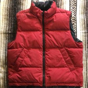 Reversible Eddie Bauer down vest